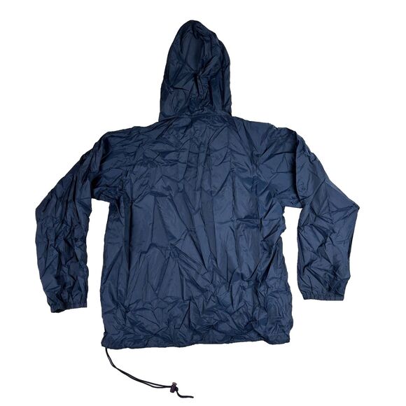 Vtg Authentic County Seat Jeanswear Hooded Windbreaker Jacket USA 80’s 90’s Med - Picture 2 of 10